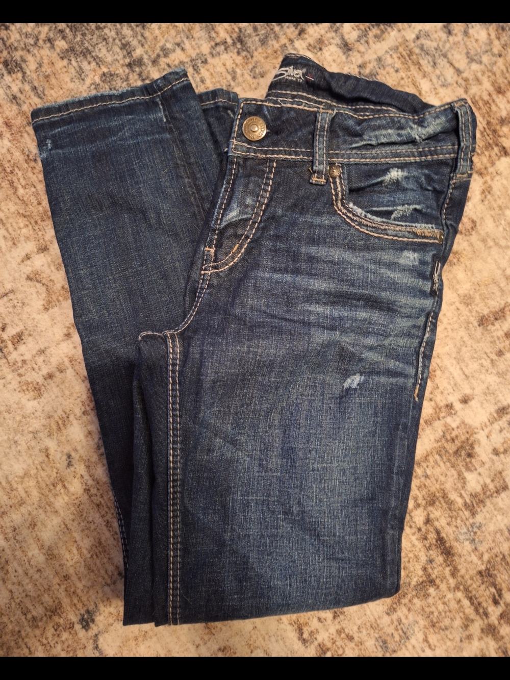 Silver Suki Ankle Slim Jeans.   W29/L27.
